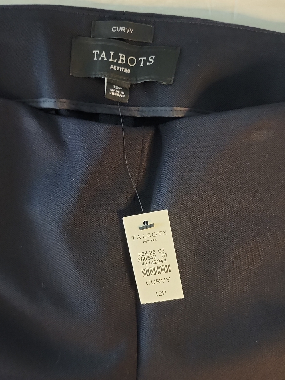 Talbots Curvy Navy Blazer